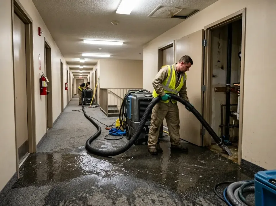 multi-unit-apartment-hallway-f-005 — frequently asked questions, Emergency Burst Pipe Water Extraction & Removal in Golden G…